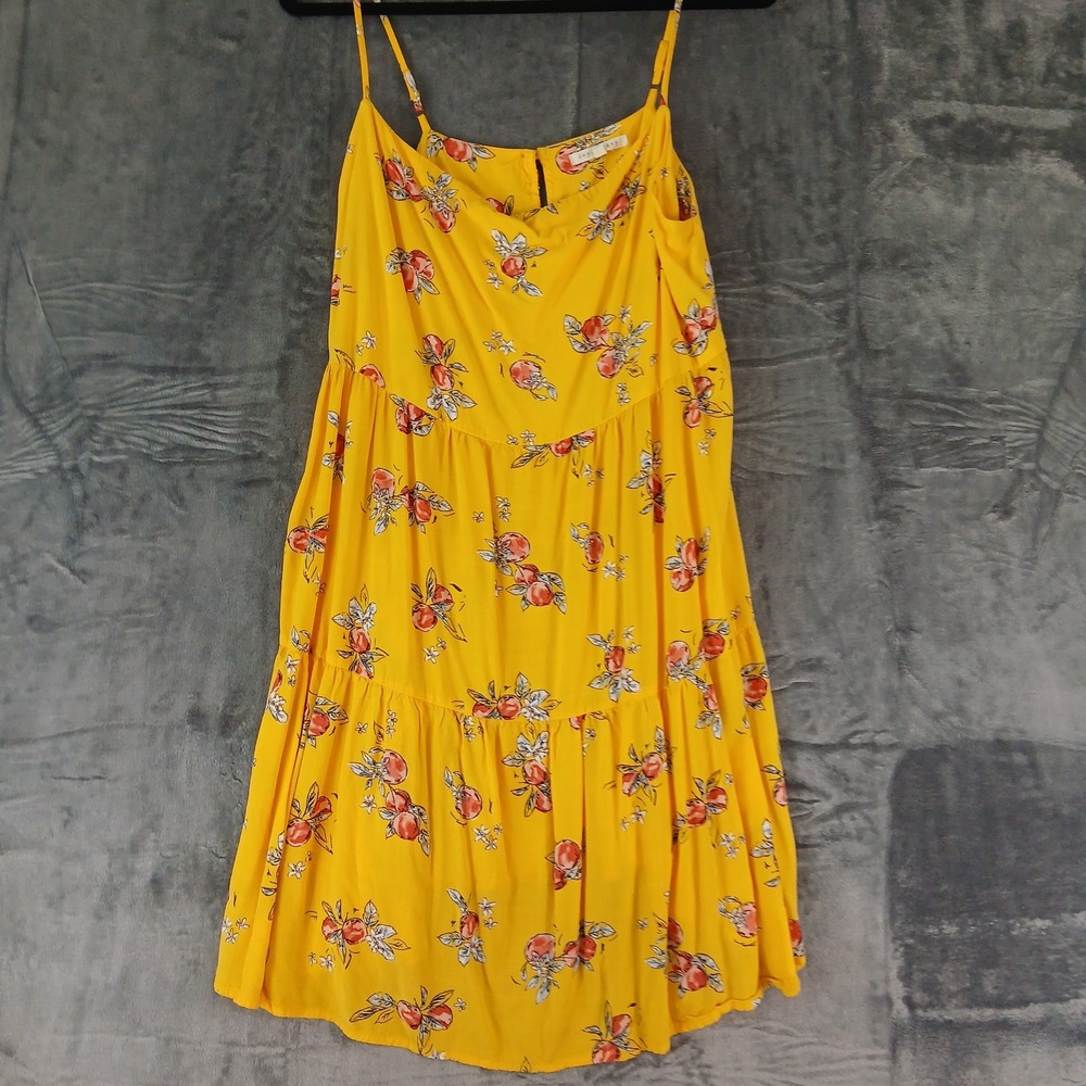 Copper Key Dress Womens Large Floral Sleeveless Tiered Sundress Boho Summer